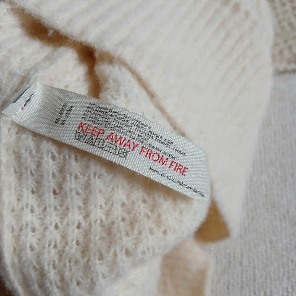 free people ♡ knit oversized tunic neutral